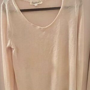 Cloud Chaser Cream Long Sleeve Top fairy boho lace